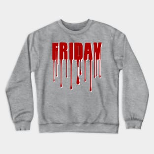 Friday Shark Week Halloween Costume Crewneck Sweatshirt